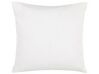 Lot de 2 coussins de jardin à motif feuillage blanc et vert 45 x 45 cm BRENTO_776272