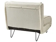 Single Sofa Bed VESTFOLD Boucle Off-White_930409