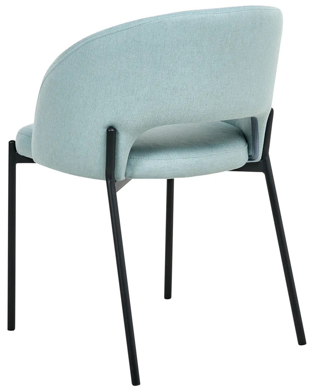 Set of 2 Dining Chairs PENNY Fabric Light Blue_1007348