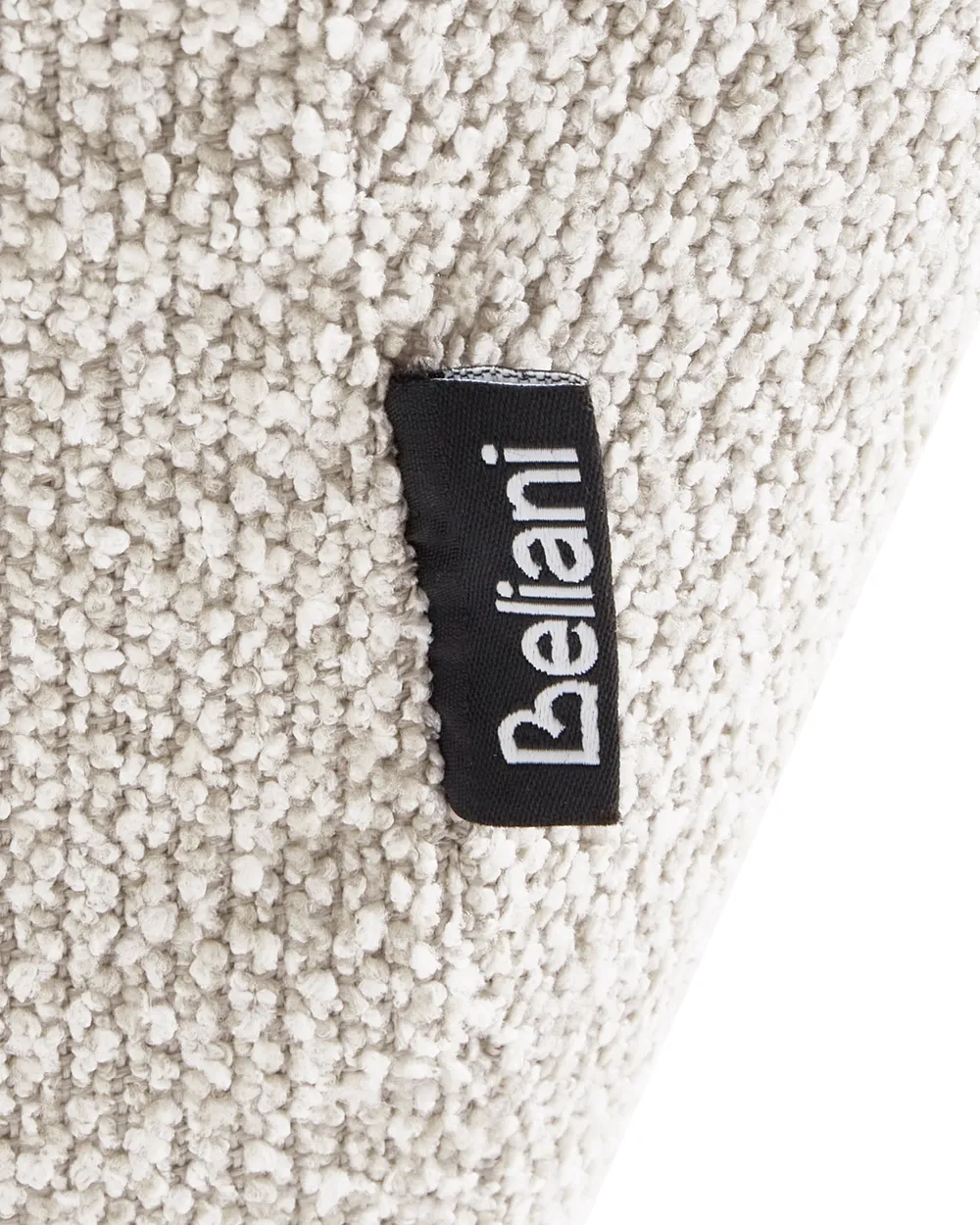 Swivel Armchair MOLLE II with Footstool Fabric Light Beige_966541