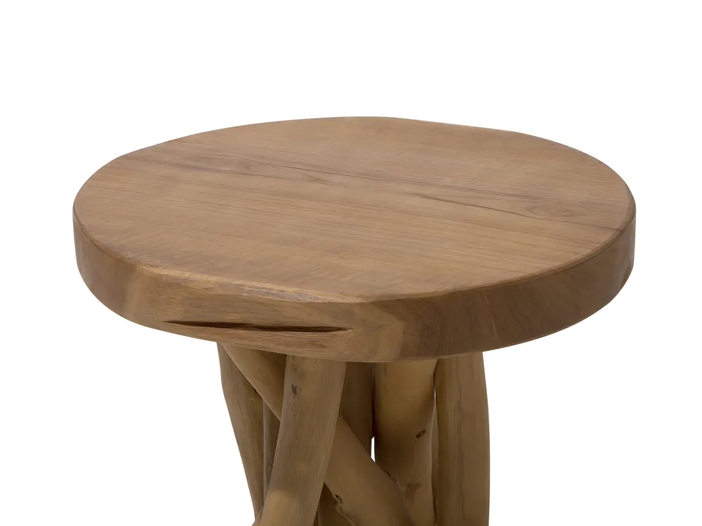 Side Table MERRITT Teak Wood Brown_703591