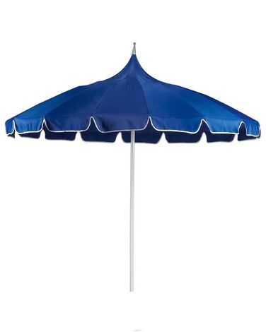 Parasol de jardin ⌀ 245 cm bleu MINOA