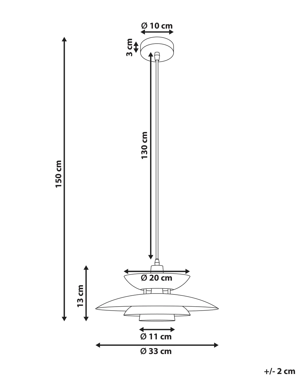 Pendant Lamp JURGA Metal Black_987757