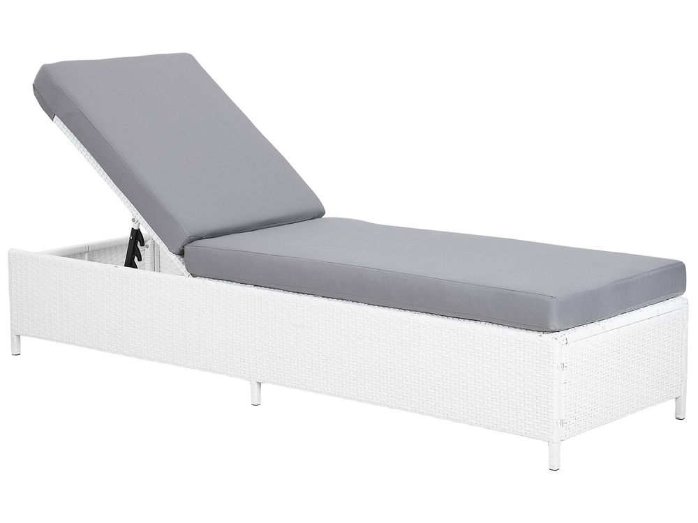 White rattan sun loungers hotsell