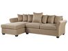 Right Hand Corner Sofa Beige VIKNA_786595