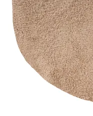 Kids Rug IRINGAL  Beige ø 120 cm Cotton_1135190