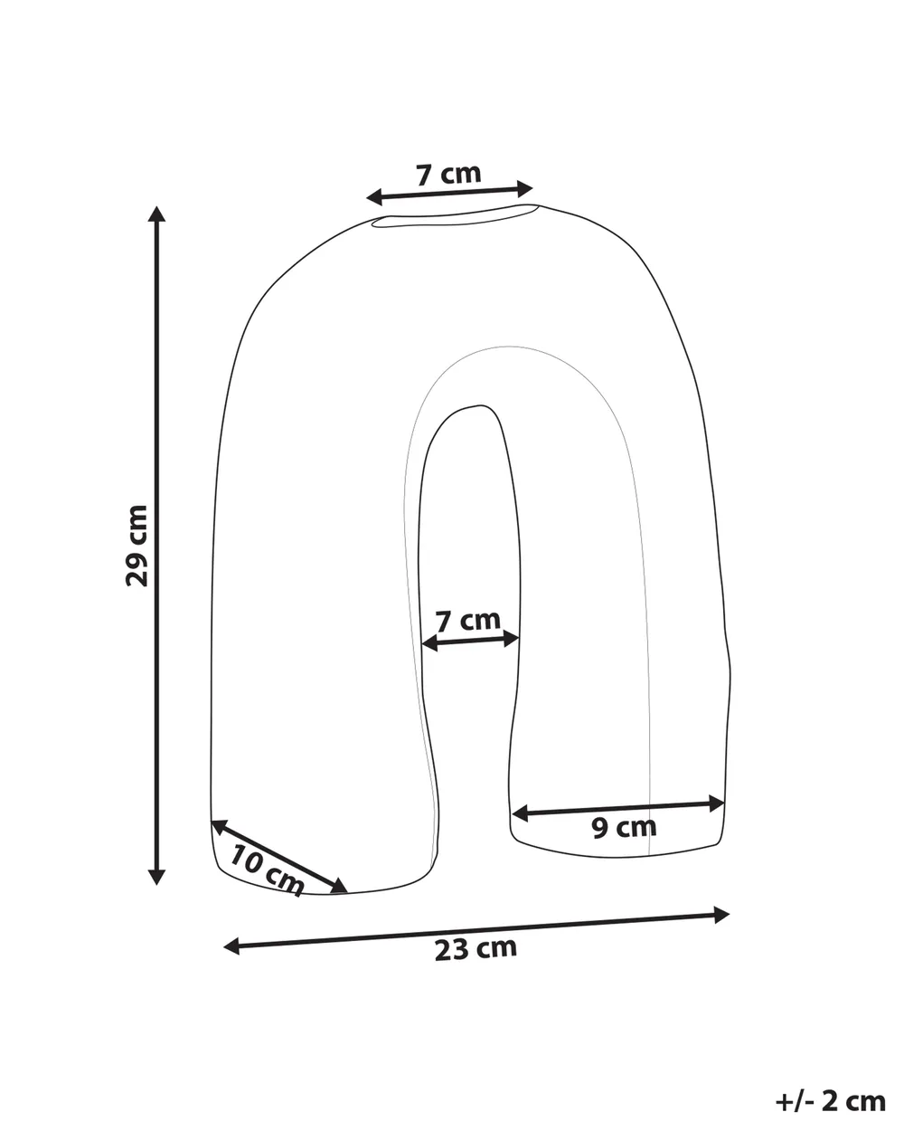Wazon na kwiaty PERCH 29 cm Kamionka Brązowy_935193