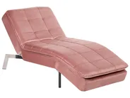 Chaise Longue LOIRET Velvet Pink_760197