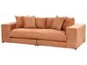 Narancssárga kárpitozott kanapé GLORVIKA_924803
