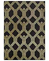 Alfombra VEKSE Negro 160 x 230 cm Viscosa