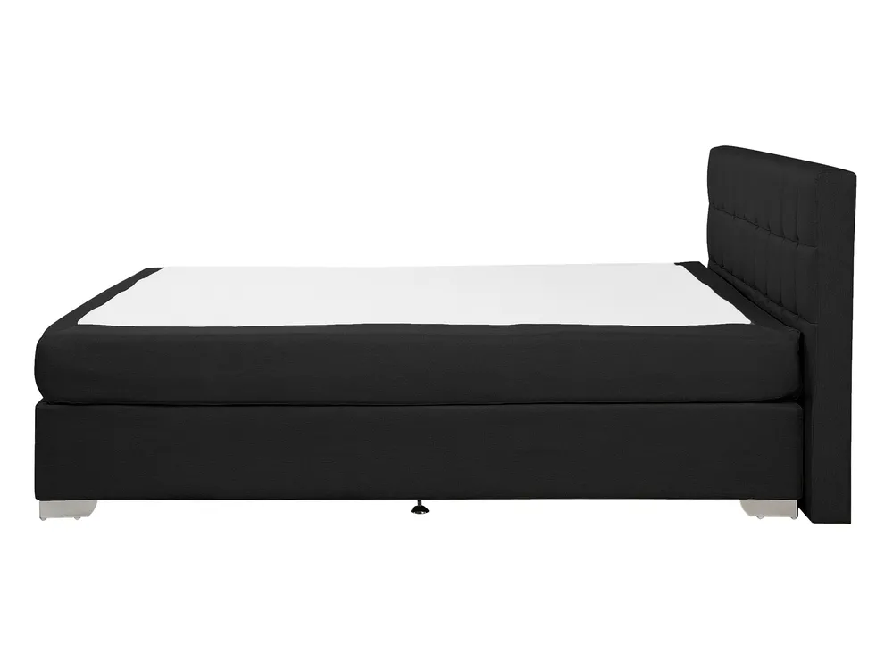 Divan Bed Fabric ADMIRAL 140 x 200 cm (EU Double) Black_728052