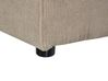 Module fauteuil en velours côtelé taupe pour canapé LEMVIG_876032