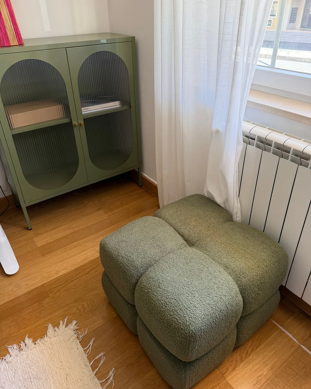 Pouffe CALIENTE Boucle Green_1153722