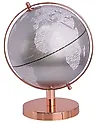 Globo terráqueo CABOT 28 cm Plateado