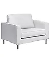 Armchair SAVALEN Fabric Light Grey