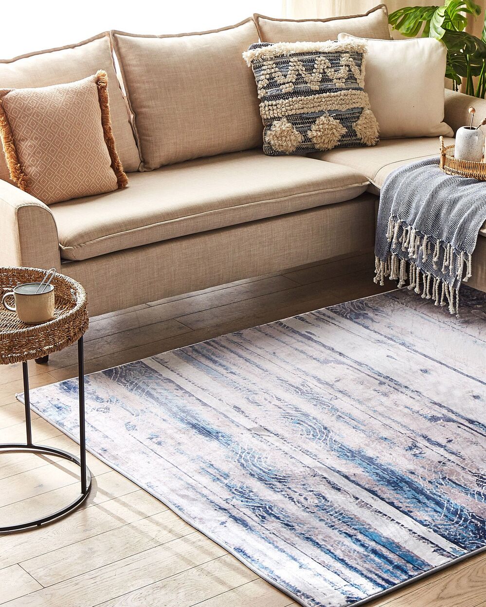 Rug DALLICA Grey 140 x 200 cm