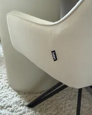 Set di 2 sedie da pranzo JODAR Tessuto Beige chiaro_1036154
