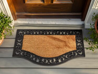 Coir Doormat Natural and Black PULAG