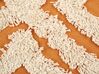Dekokissen geometrisches Muster Baumwolle weiss / orange getuftet 45 x 45 cm 2er Set GILLY_913209