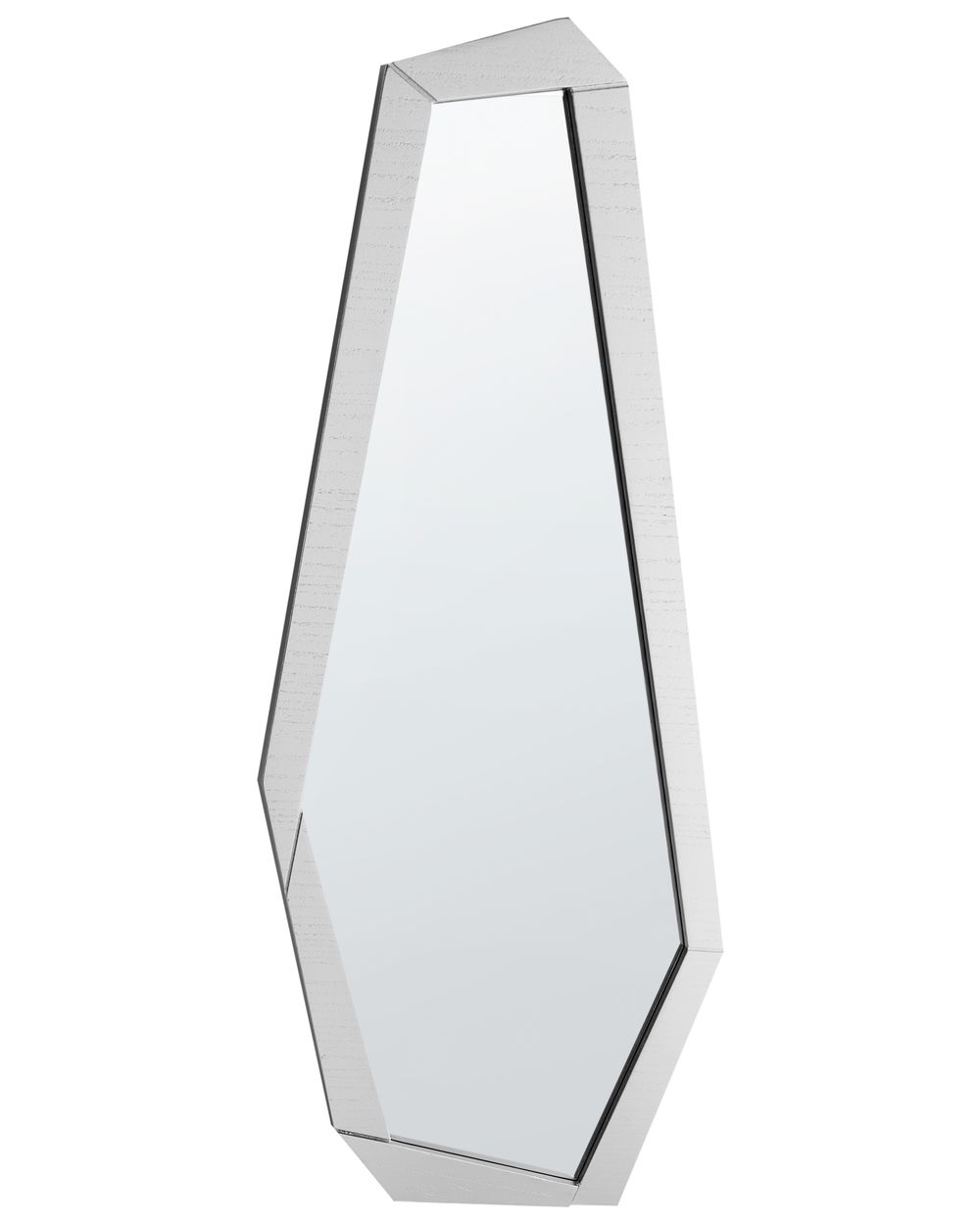 Lustro ścienne CHANU 44 cm 104 cm Srebrny