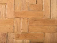 Wall Decor TOLUCA Teak Wood 40 cm Brown_728722