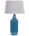 Keramická stolná lampa modrá ABAVA_833932