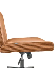 Desk Chair GEDDES Corduroy Golden Brown_1010175
