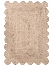 Teppich HINGOLI Beige 160 x 230 cm Jute_1040412