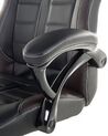 Executive Chair Black with Dark Brown PRINCE_344537