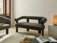 Living Room Set ILBRO Boucle Dark Green_1059170