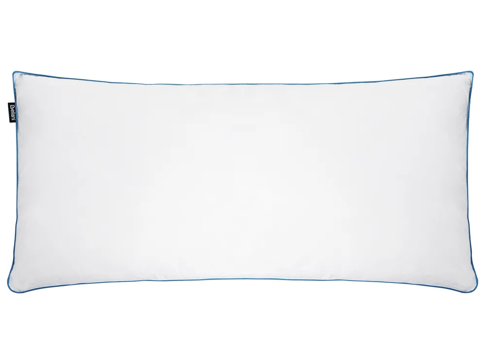 Poduszka ANETO Wysoka 40 x 80 cm Kacze pióra i puch Biały