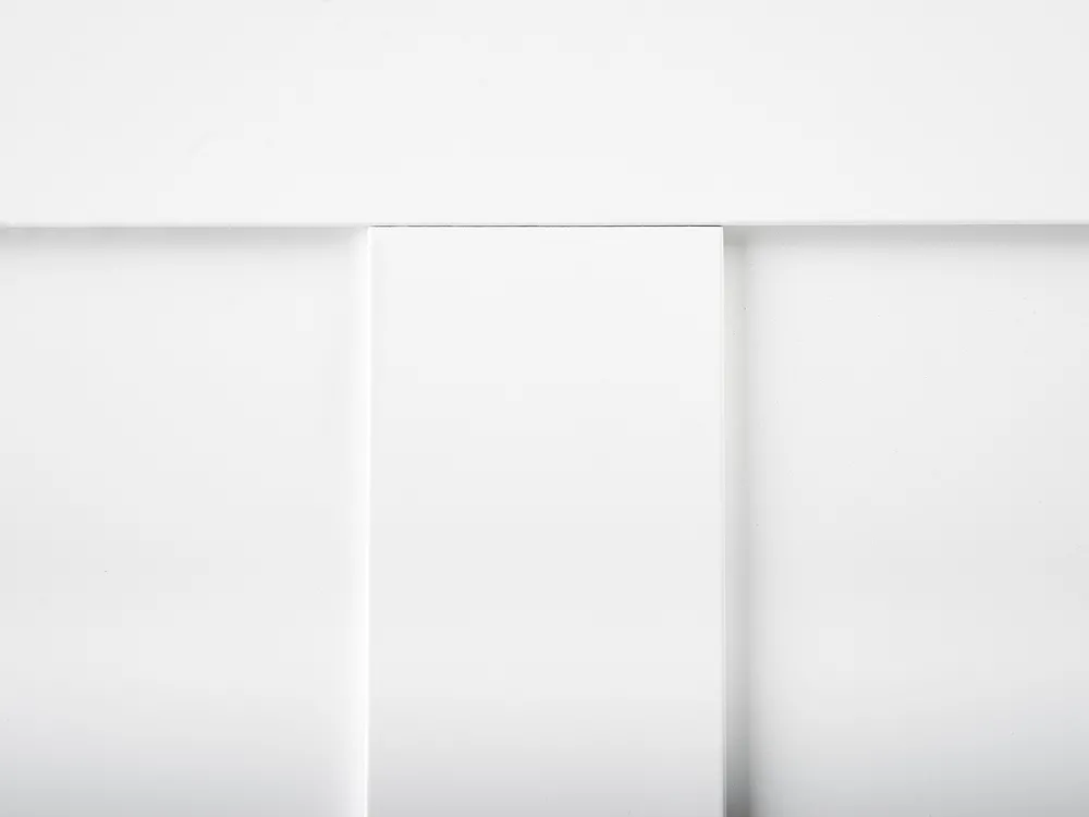 Bed Wood CHAMPAGNAT 160 x 200 cm (EU King Size) White_960222