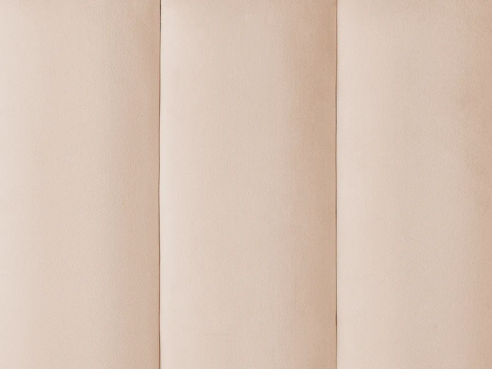 Bed Velvet MIRIBEL 180 x 200 cm (EU Super King) Beige_870667