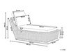 Rattan Sun Lounger with Cushion Taupe BELSITO_928044