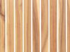Conjunto de comedor 8 plazas de madera de acacia certificada clara con carrito de cocina SASSARI II_923834