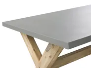 Zestaw ogrodowy ze stołkami dla 6 osób OLBIA Beton Szary_771464