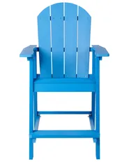 Sgabello da bar da giardino ADIRONDACK Materiale sintetico Blu_938533