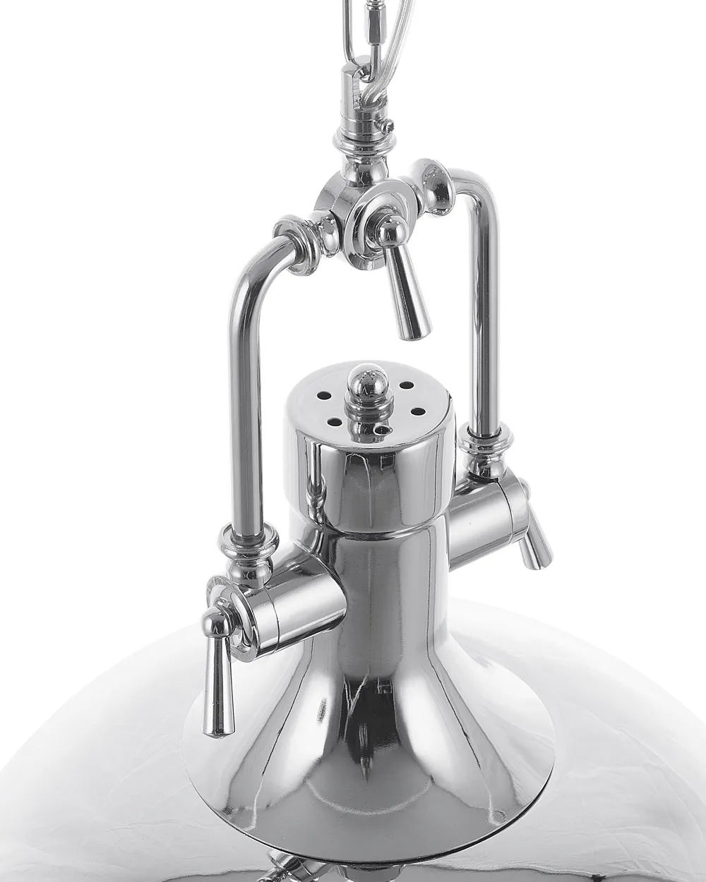 Lampadario EBRON Metallo Argento_694661