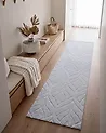 Faux Fur Rug MITCHELL Light Grey 80 x 300 cm