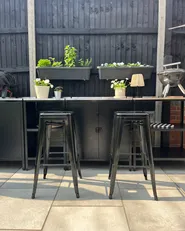 Set di 2 sgabelli da bar CABRILLO Metallo Nero_983653