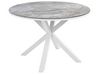 4 Seater Aluminium Garden Dining Set Marble Effect Top White MALETTO/GROSSETO _938272