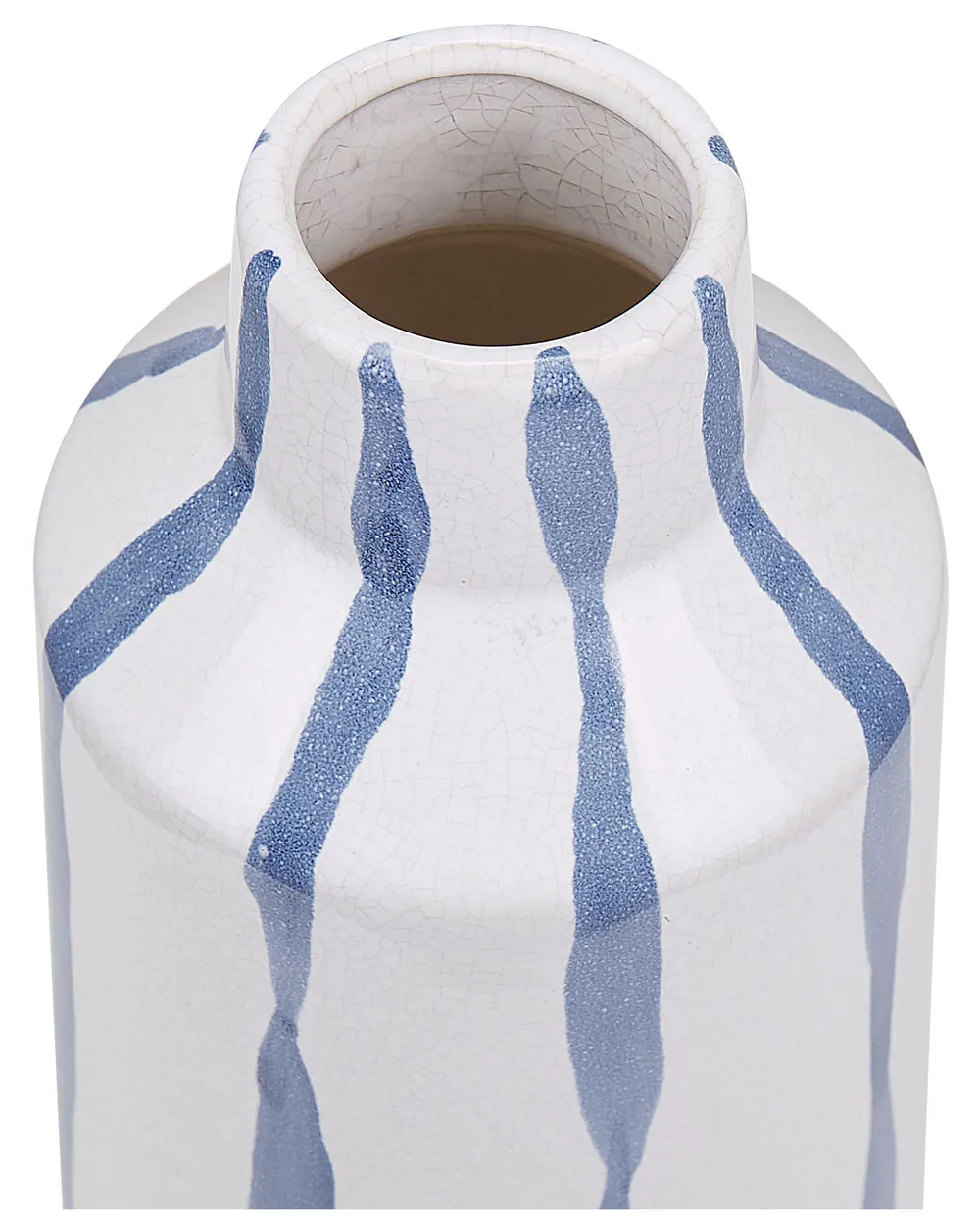 Wazon na kwiaty ASSUS 22 cm Kamionka Biały_810612