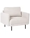 Armchair BREDA Fabric Light Beige