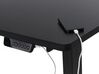 Electric Adjustable Left Corner Desk 160 x 59 cm Black DESTINES _927787