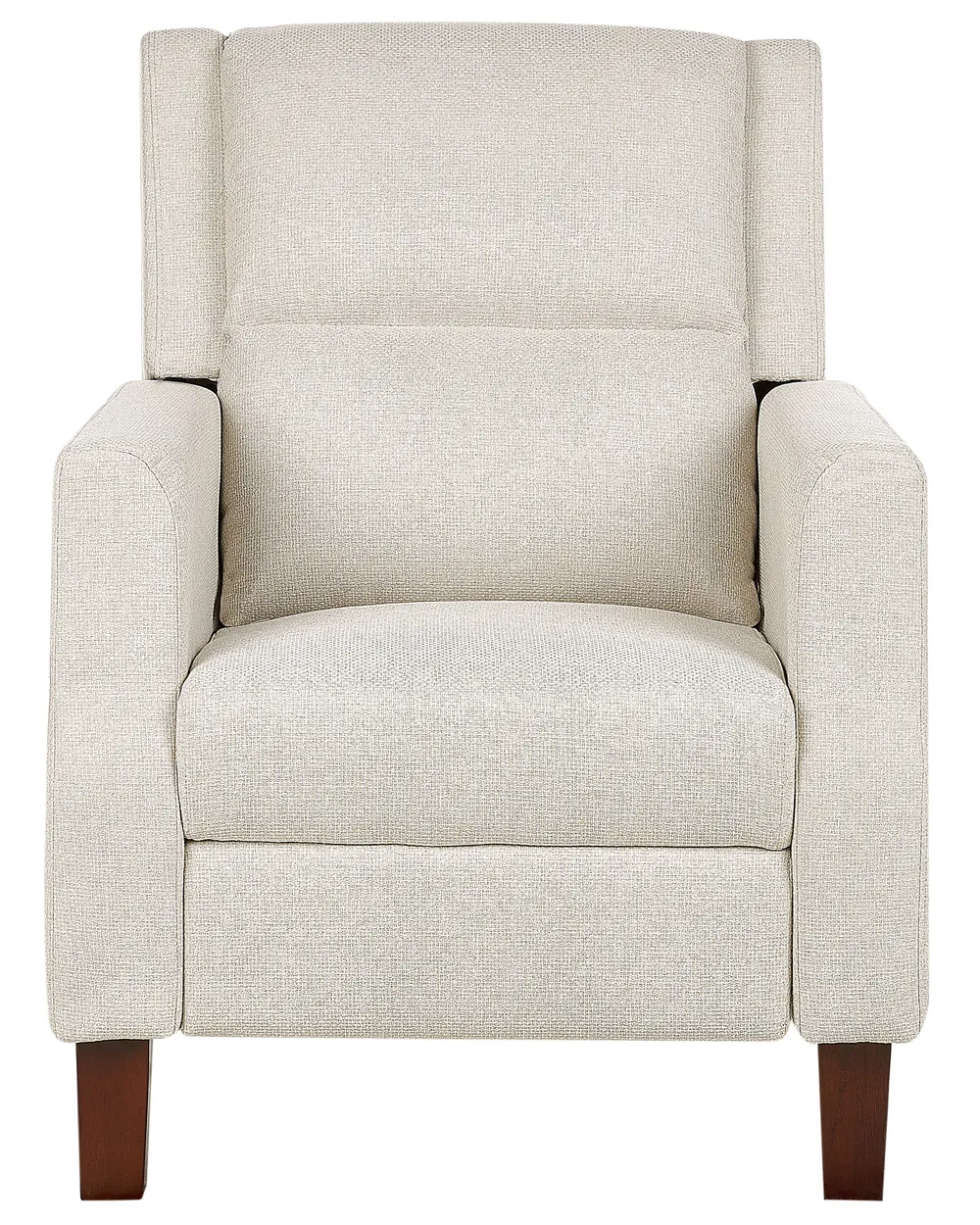 Sedia reclinabile EGERSUND Poggiapiedi a scomparsa Tessuto Beige chiaro_896474