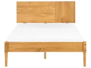 Set de dormitor Lemn de pin FLAVIGNAC 120 x 200 cm Maro deschis_1099290