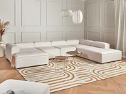 Modular Corner Sofa 5 Seater ARDAL Boucle Off-White Left Hand_908569