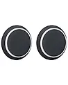 Set di 2 lampade da parete SEMNON LED Metallo Nero