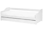 Trundle Bed Pine Wood LUNERAY 90 x 200 cm (EU Single) White_1082518