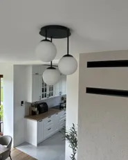 Lampa wisząca 3-punktowa RIANA Szkło Czarny_1166414